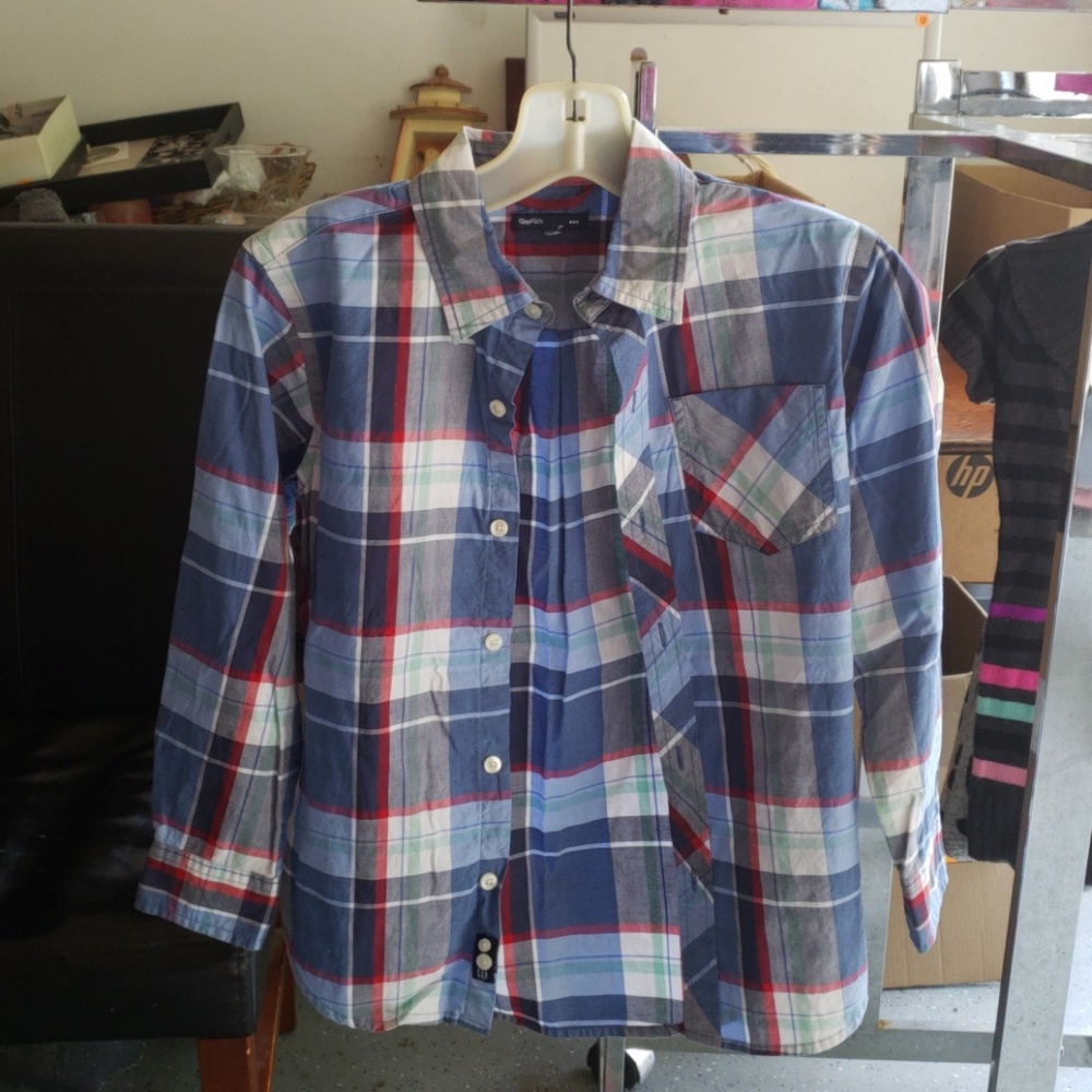 Boys button up
